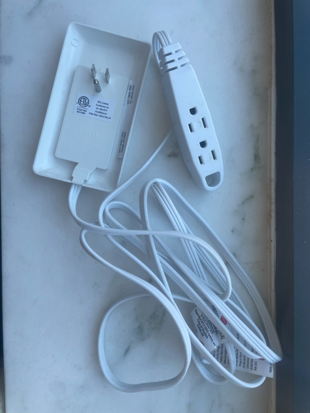 White Cable Cover Home Improvement Cable Organizer Extension 9ft+